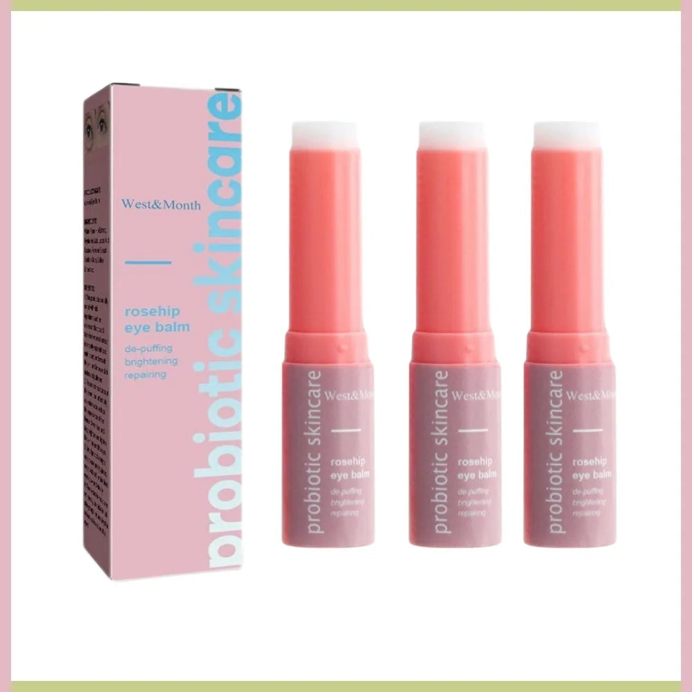 1/3/5Pcs Rosehip Eye Balm Hydrating Eye Stick Lifting Moisturizing Balm Stick Fade Fine Lines Anti-Puffiness Women Skin Care
